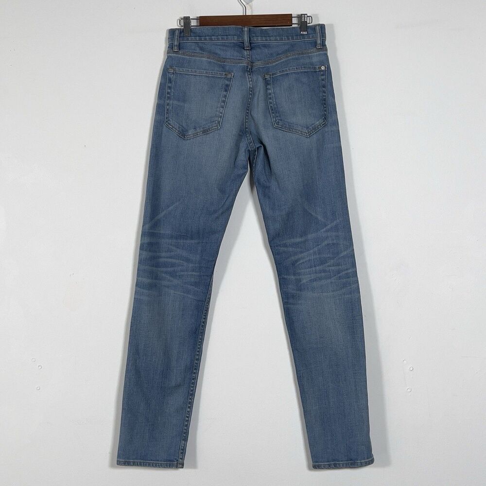 BLDWN Modern Slim Leg Jeans Mens Sz 31x32 Light Wash Button Fly - Picture 3 of 13